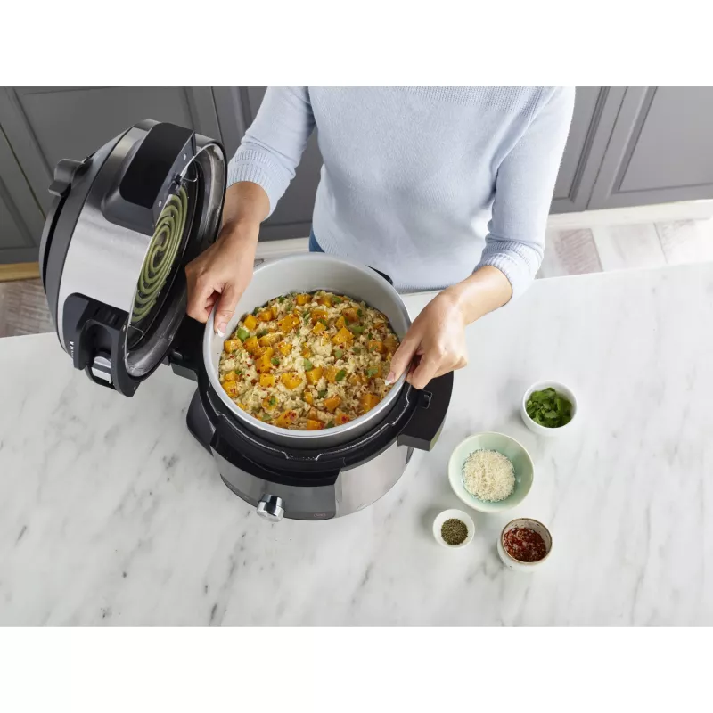 Multikocher Ninja OL750EU 7,5 L 1760 W Schwarz Edelstahl, 14 Automatikprogramme