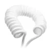 Spiralkabel USB Ducky White Edition DACOC2-WHT1, abnehmbar, weißes Spiraldesign