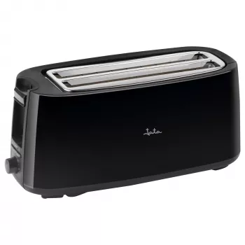 Toaster Jata JETT1585 2-Scheiben 1400 W Schwarz Tasten Drehregler 230 V Schlitzbreite 25 cm Schlitztiefe 3 cm