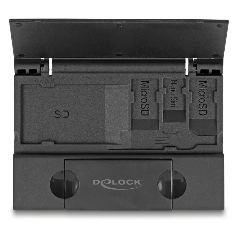 Kartenleser DeLOCK 91014 USB 3.2 Gen 1 Typ-A/Typ-C Schwarz MicroSD SD