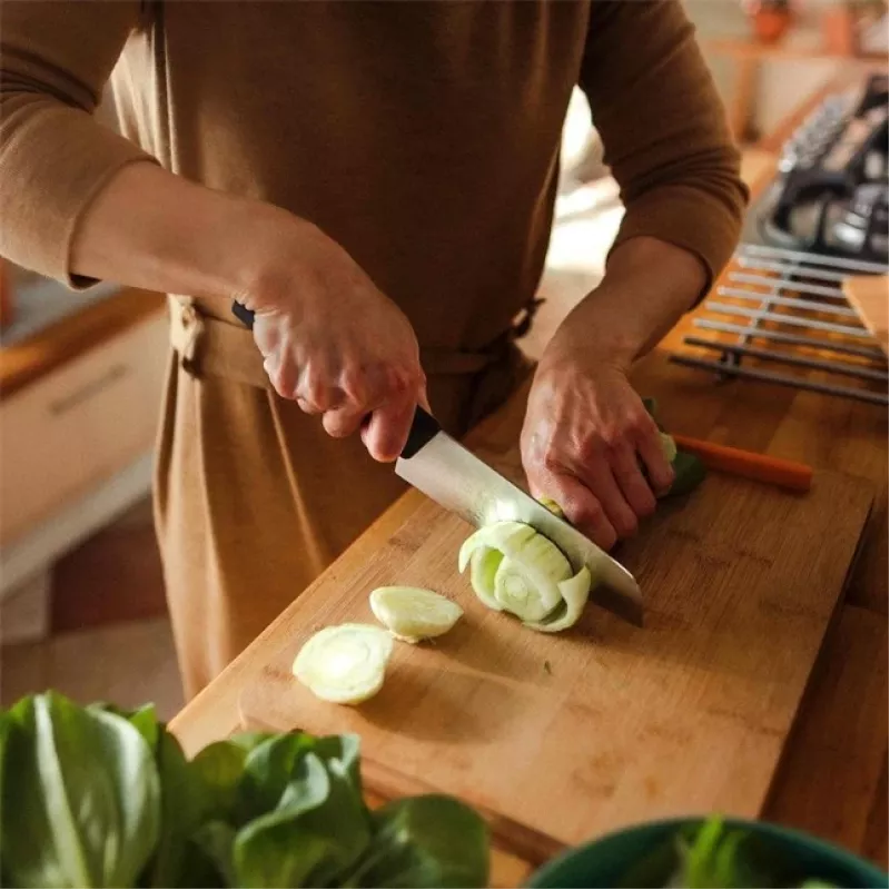 Fiskars 1057536 Küchenmesser Edelstahl 1 Stück Santoku-Messer