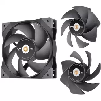 Thermaltake SWAFAN GT12 120mm Gehäuselüfter - Schwarz