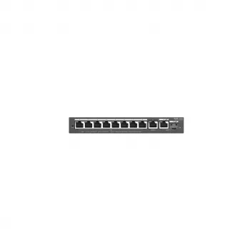 Managed L2 Switch RUIJIE RG-ES210GS-P — 10x Gigabit RJ-45, 2x SFP, 8x PoE+ Ports, 120W PoE-Budget, Cloud-verwaltet