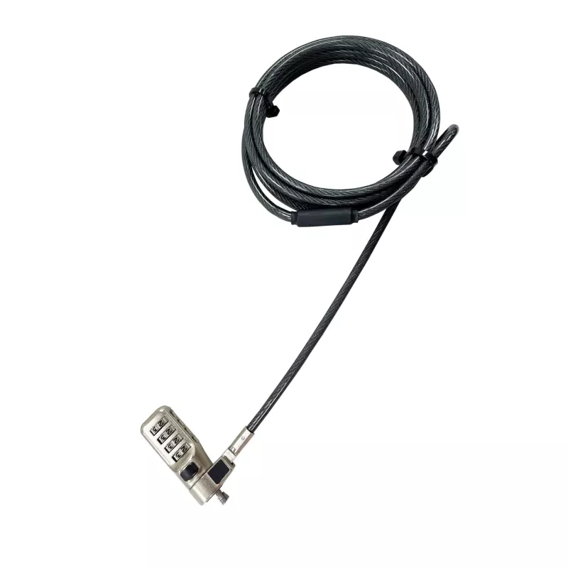 Kabelschloss DICOTA D31933 Anthrazit 2m Kombinationsschloss