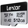 Flash Memory Lexar 512 GB UHS-I microSDXC SILVER PLUS