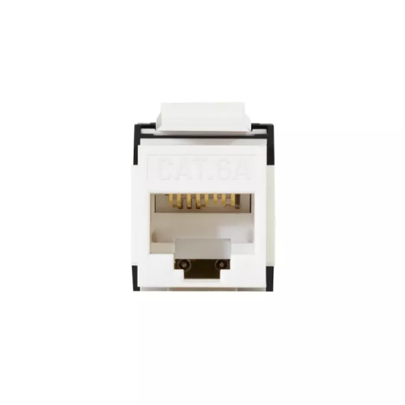 LogiLink NK4066 Keystone Module Flach Schwarz Weiß RJ-45