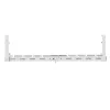 Maclean Kabelorganizer unter dem Schreibtisch, max. Belastung 5 kg, max. 728 mm, weiß, MC-103 W