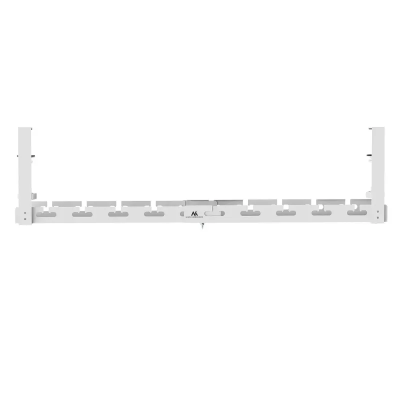 Maclean Kabelorganizer unter dem Schreibtisch, max. Belastung 5 kg, max. 728 mm, weiß, MC-103 W