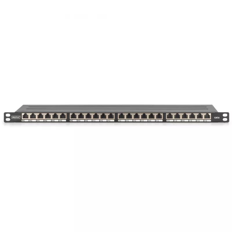Patch Panel Digitus CAT 6 Class E High Density Geschirmt Schwarz