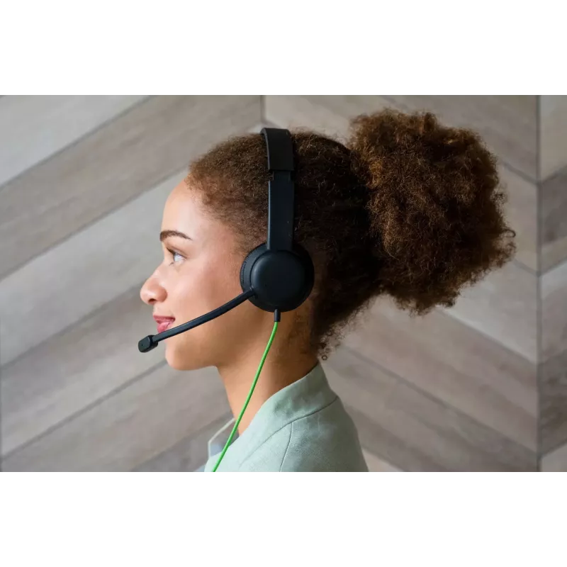 Kabelgebundenes Konferenz-Headset Acer GP.HDS11.01N — supra-aural, 2 m Kabel, 20–20000 Hz, 160 g, Schwarz