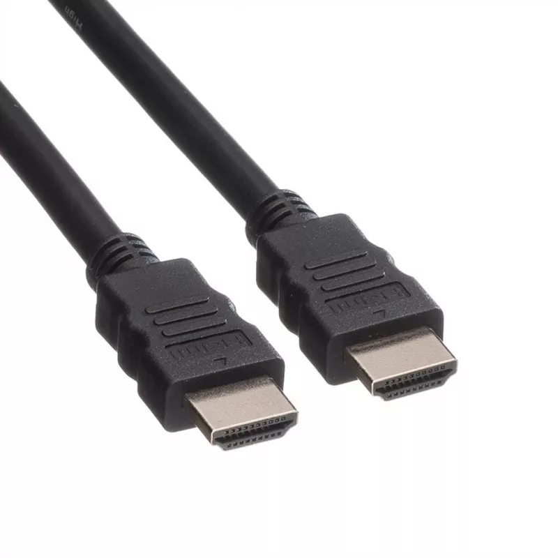 ROLINE HDMI-Kabel 5m Typ A Stecker auf Stecker vergoldet Schwarz