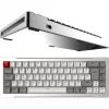 Raijintek MGA-68 Gaming-Tastatur, Hejin Magnetic Yellow Switches, DE Layout, Silber