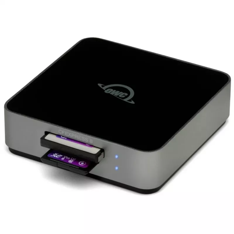 Other World Computing OWC Atlas – Kartenleser (SDXC UHS-II, CFexpress Typ B) – USB-C 3.2 Gen 2 (OWCTCCFXBSDRDR)