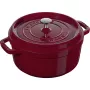 Runde Gusseisen-Kokotte Staub La Cocotte 3,85 L, Bordeaux