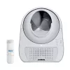 Selbstreinigende Katzentoilette Catlink Scooper Young, grau – 13 l, 600 × 580 mm, 12-V-Adapter