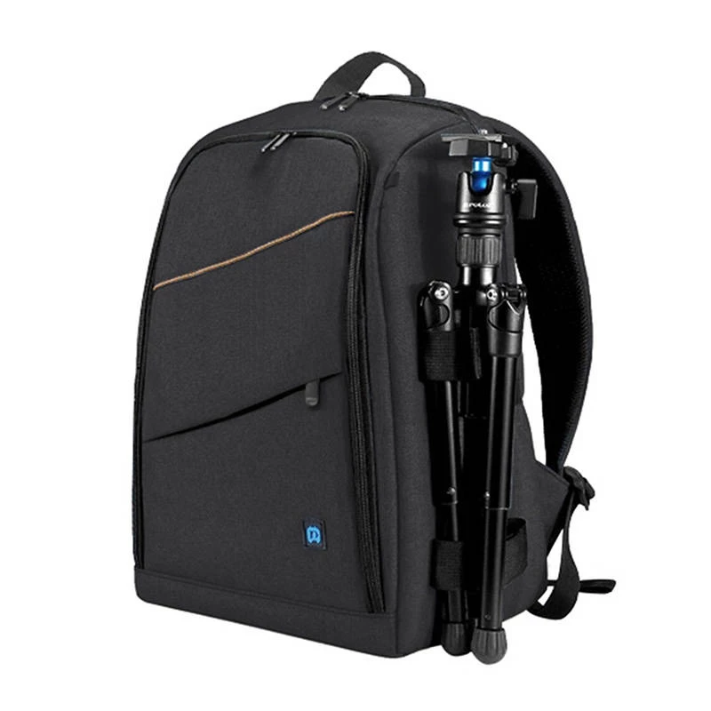 Rucksack Puluz PU5011B wasserdicht schwarz – Kameratasche/Zubehörtasche, kompakter Schutzrucksack