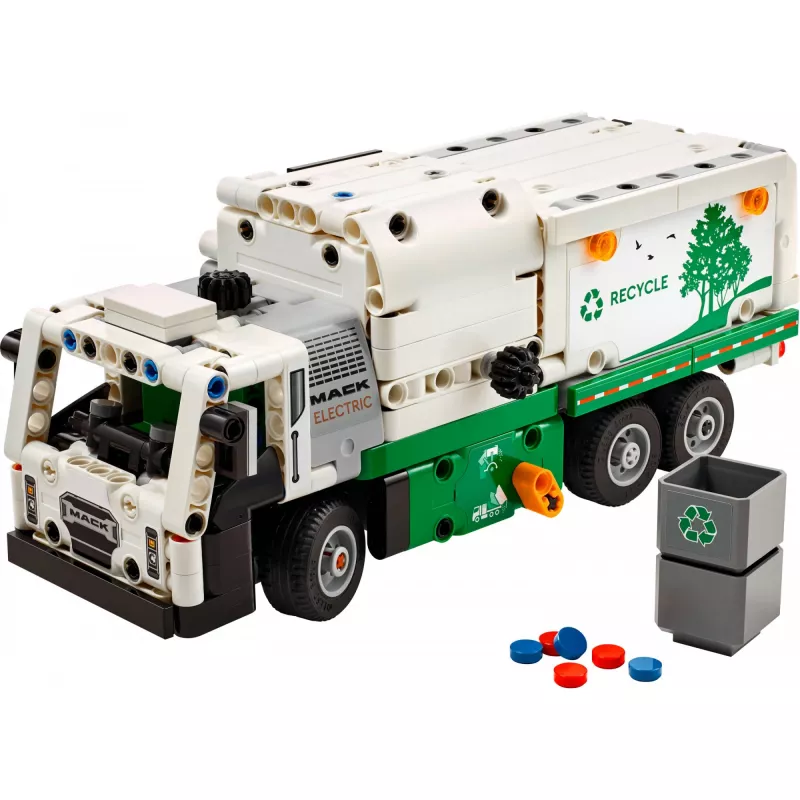 Konstruktionsspielzeug LEGO Technic Mack LR Elektro-Müllwagen 42167 — 503 Teile, motorisiert, Maße 230×80×90 mm