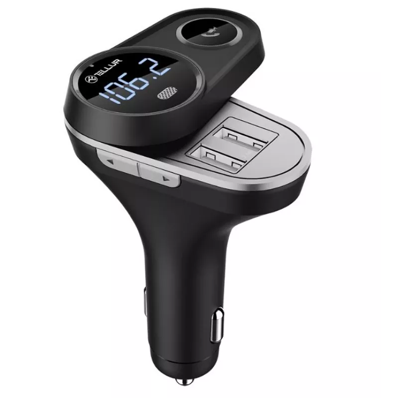 FM-Transmitter Tellur FMT-B5 USB 3.0 5-Port, Modell FMT-B5, schwarz