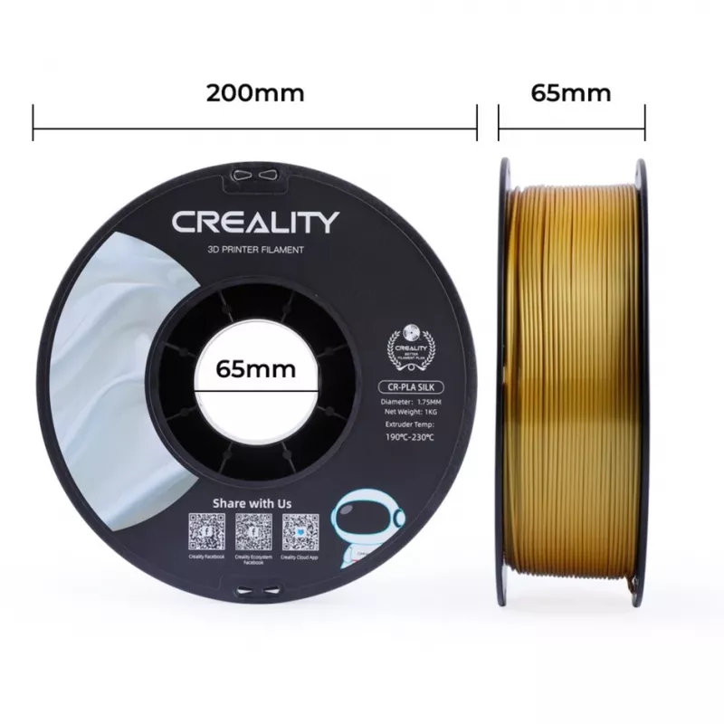 3D-Druckmaterial Creality 3D 3301120001 Gold 1 kg 1,75 mm
