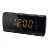 Weckerradio Muse M-185 CR — FM/MW, 0,9-Zoll-LED-Anzeige, AC 230V mit AAA-Batterie-Backup, schwarz