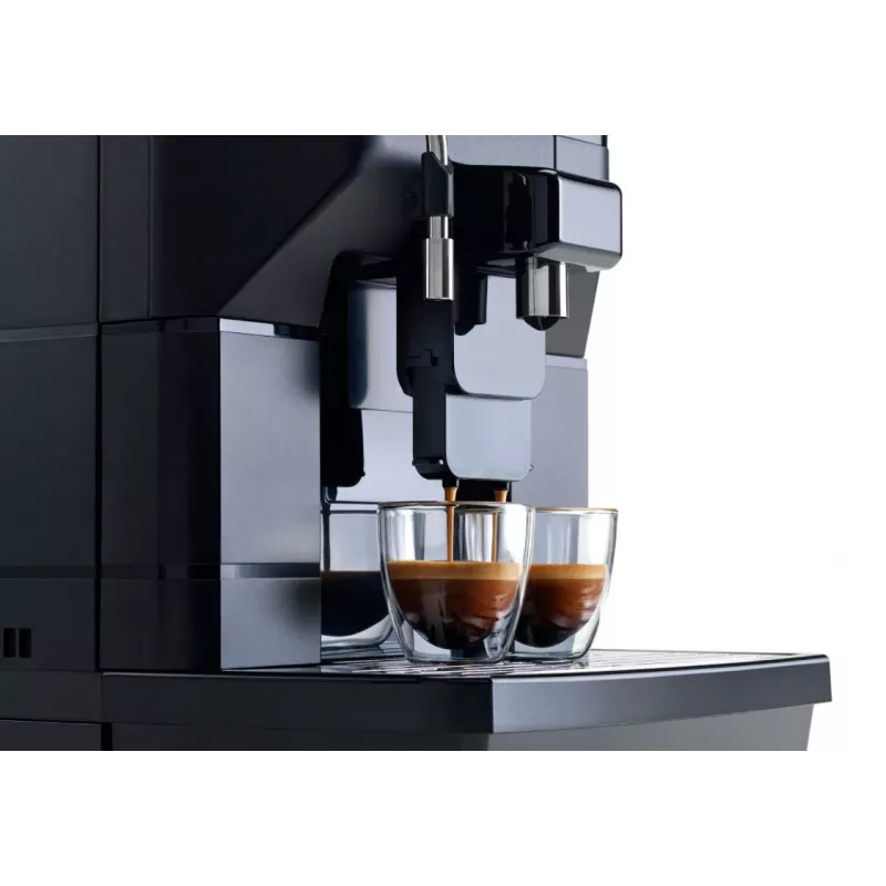 Kaffeevollautomat Saeco AURORA M2 — 1900 W, 4 L Wassertank, 1,2 kg Bohnenbehälter, integriertes Mahlwerk und Milchaufschäumer, TFT-Touchdisplay