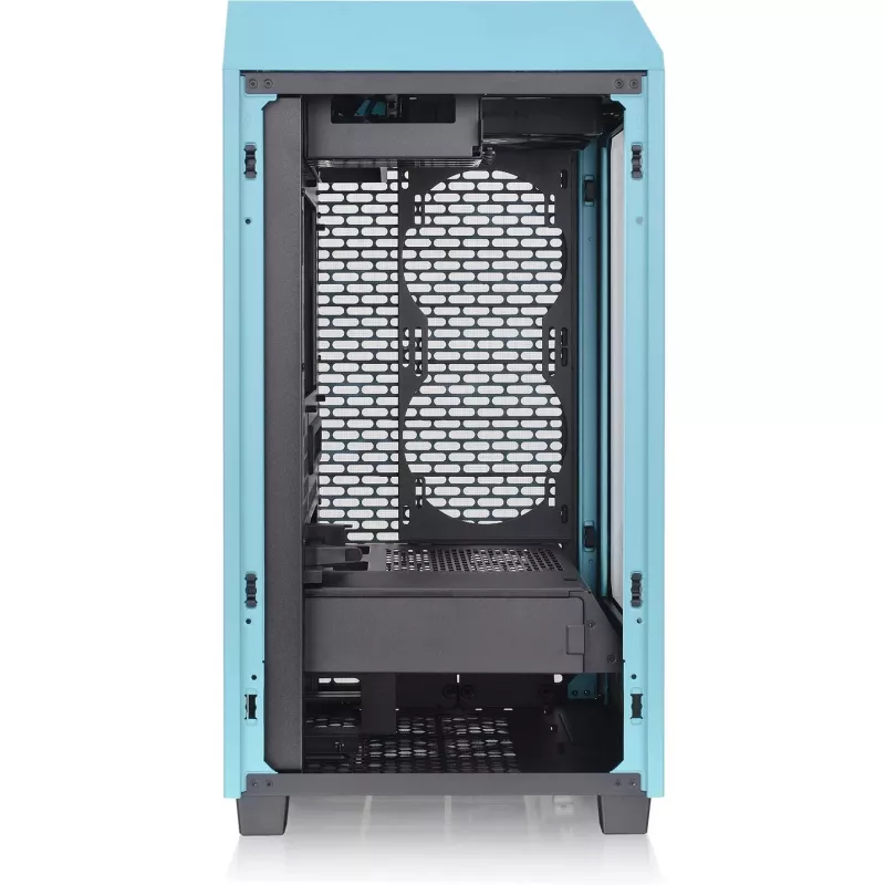 Thermaltake The Tower 200 türkis Tempered Glas