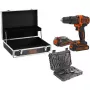 Bohrmaschine Schwarz & Decker BDCHD18B2FC-QW 18V Lithium-Ionen 2 Batterien