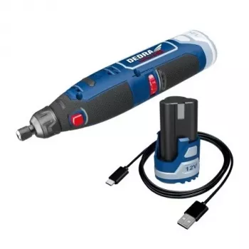 Akku-Geradschleifer Dedra DED7310T10 12V 1×2,0Ah Akku