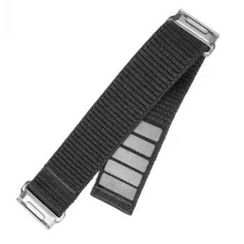 Nylon-Sportarmband FIXED QuickFit 22 mm für Garmin, dunkelgrau, Handgelenk 160–210 mm