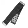 Nylon-Sportarmband FIXED QuickFit 22 mm für Garmin, dunkelgrau, Handgelenk 160–210 mm