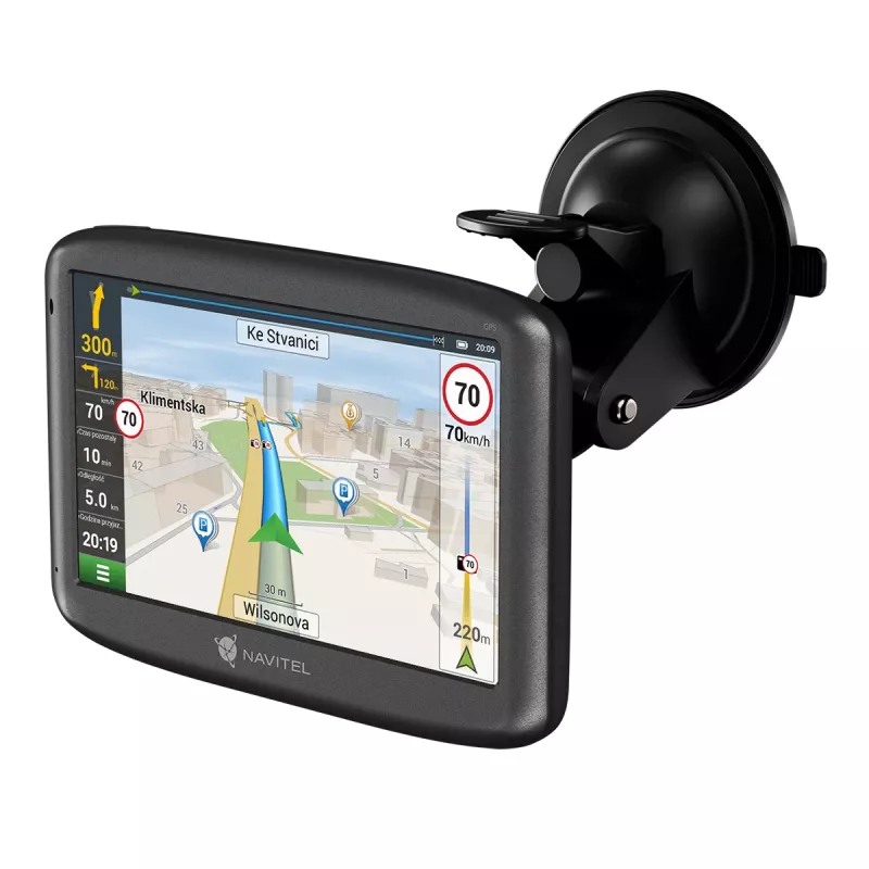 GPS-Navigator Navitel Navitel E505 Magnetic – 5 Zoll TFT-Touchscreen, 8 GB, MicroSD, Handheld/Fest, 161 g