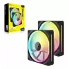 CORSAIR iCUE Link LX140 ARGB 140mm Gehäuselüfter – 2er-Pack, Schwarz