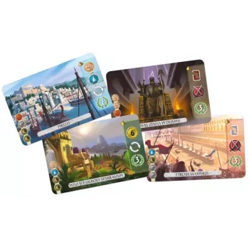 Brettspiel 7 WONDERS OF THE WORLD – DUEL (POLNISCHE VERSION)