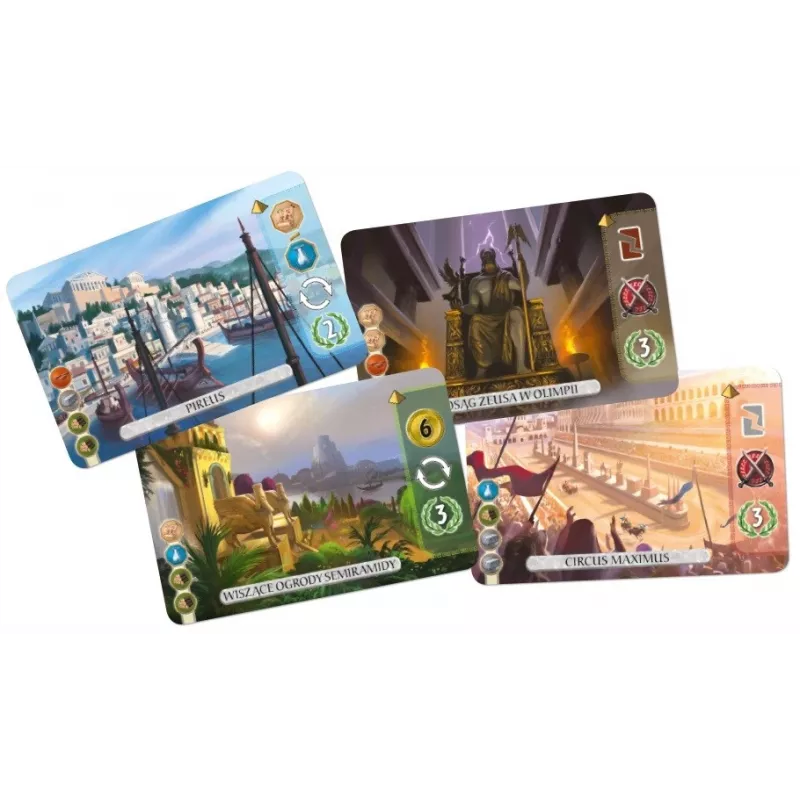 Brettspiel 7 WONDERS OF THE WORLD – DUEL (POLNISCHE VERSION)