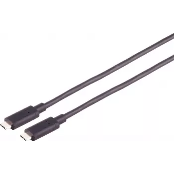 USB-Kabel S/CONN 30-41045 USB 3.2 Gen 2 3 m USB C Schwarz