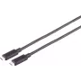 USB-Kabel S/CONN 30-41045 USB 3.2 Gen 2 3 m USB C Schwarz
