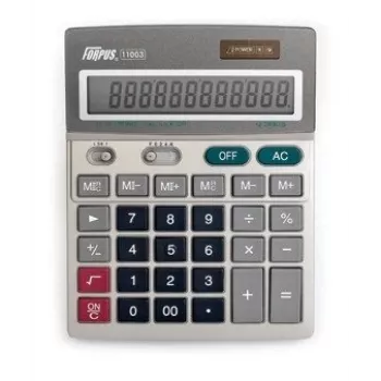Tischrechner Forpus FO11003 Basic Grau