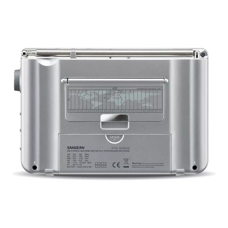 Tragbares Radio Sangean ATS-909 X2 — weiß — AM FM SW digitaler Tuner
