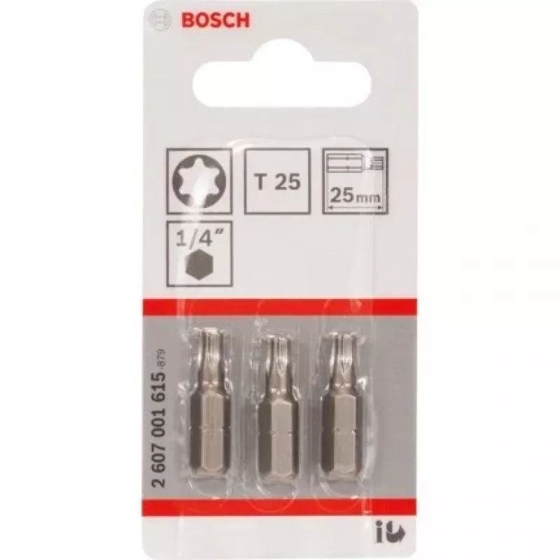Bosch 2 607 001 615 Schrauberbit 3 Stück