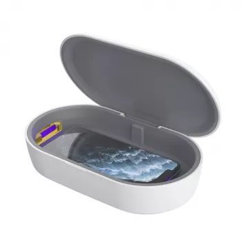 Devia kabellose Ladestation Desinfektionsbox weiß