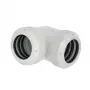 Barrow Multi-Link-Adapter 90° 14mm für AD Hardtube Weiß TWT90KNS-K14