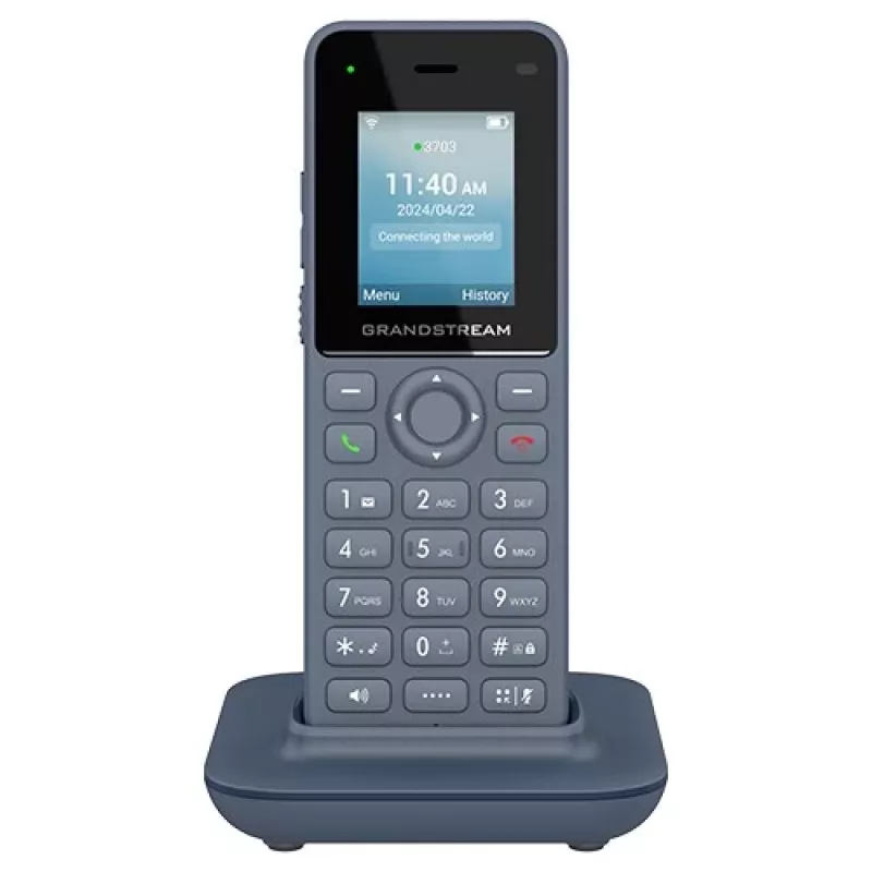Grandstream Networks WP8256 IP-Telefon Anthrazit 3 Leitungen LCD Wi-Fi