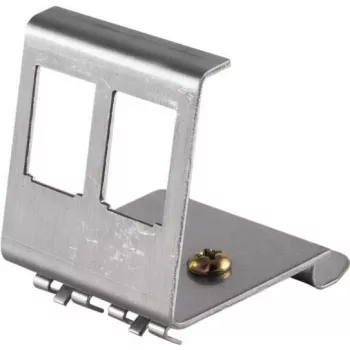 DIN-Schienen-Keystone-Halter ShiverPeaks 08-10022 — 2-fach Netzwerkadapterhalterung
