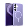 Crong Hybrid Matte Magnetic Hülle für Samsung Galaxy S26 — TPU+PC, Lavendel