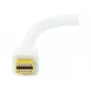 Videokabeladapter LOGILINK Mini DisplayPort auf HDMI Typ A CV0036A, 0,1 m, grau