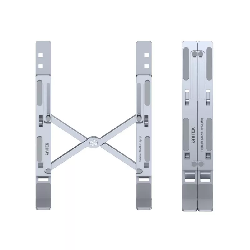 Laptopständer UNITEK OT155SL Silber Aluminium 13-41° neigbar