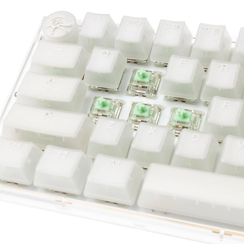 Ducky One 3 Aura White Mini Gat B Kan US Gaming-Tastatur, USB, QWERTY, US International