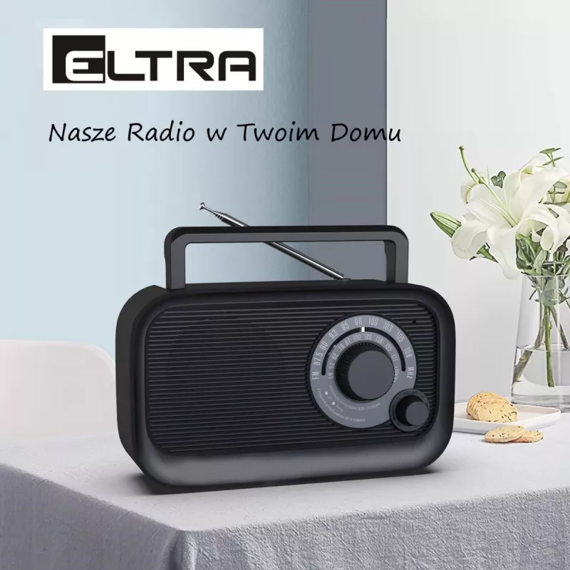 Eltra HANIA schwarz tragbares Radio (Modell )