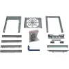 Server-Gehäuse Inter-Tech 4U-4424 Rack Schwarz, Silber