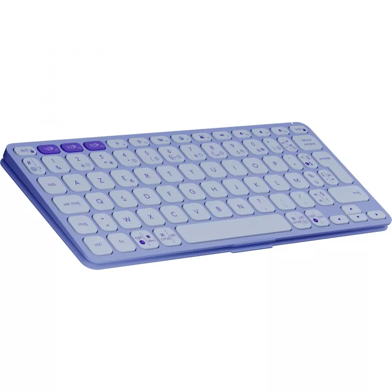 Logitech Keys-To-Go 2 Tastatur Universal Bluetooth AZERTY Französisch Flieder